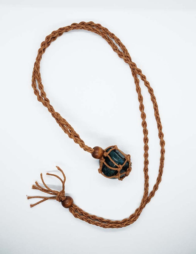 Woven (Large Crystal ) Necklace