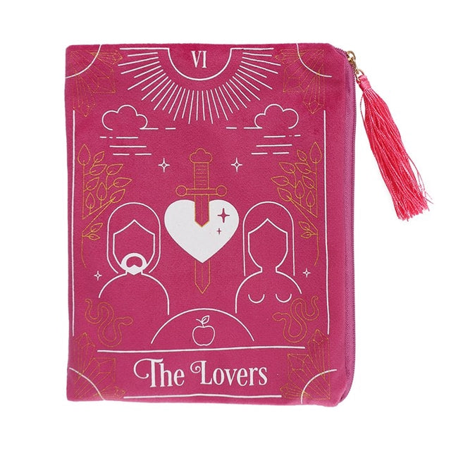 The Lovers Card Zipped Bag - For Keeping Tarot Cards Safe