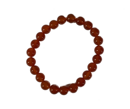 Carnelian Bead Bracelet